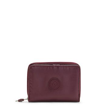 Kipling Money Love Metallic Small Wallet Portefeuille Bordeaux | BE 2206WN